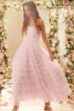 Needle & Thread Holding LTD Elizabeth Rose Corset Ankle Gown All - Womenswear