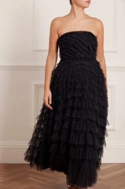 Needle & Thread Holding LTD Elizabeth Rose Strapless Corset Ankle Gown