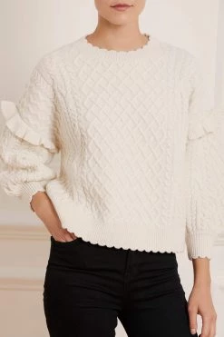 Needle & Thread Holding LTD Elsie Cable Short Jumper All - Womenswear