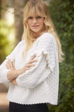 Needle & Thread Holding LTD Elsie Cable Short Jumper All - Womenswear