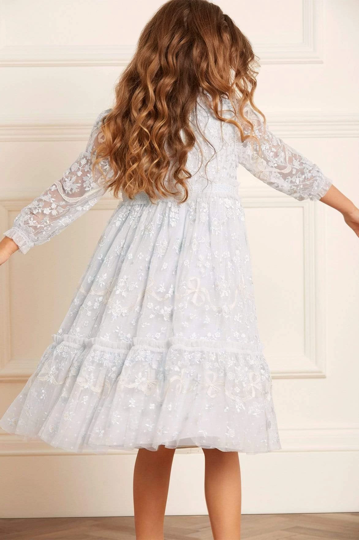 Needle & Thread Holding LTD All-Kids Emilana Long Sleeve Kids Dress 6 Needle & Thread Holding LTD All-Kids Emilana Long Sleeve Kids Dress