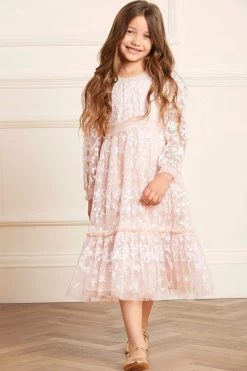 Needle & Thread Holding LTD Emilana Long Sleeve Kids Dress All-Kids