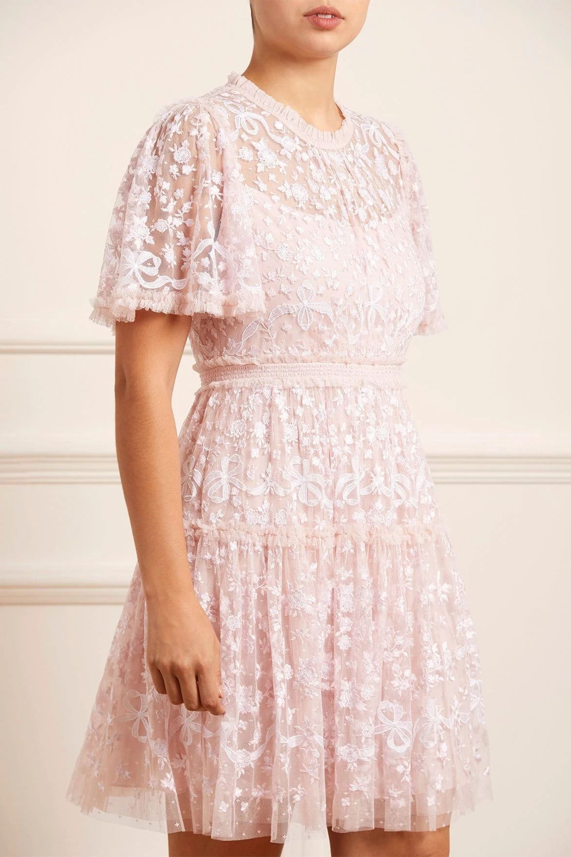 Needle & Thread Holding LTD Emilana Short Sleeve Dress All - Womenswear 1 Needle & Thread Holding LTD Emilana Short Sleeve Dress All - Womenswear