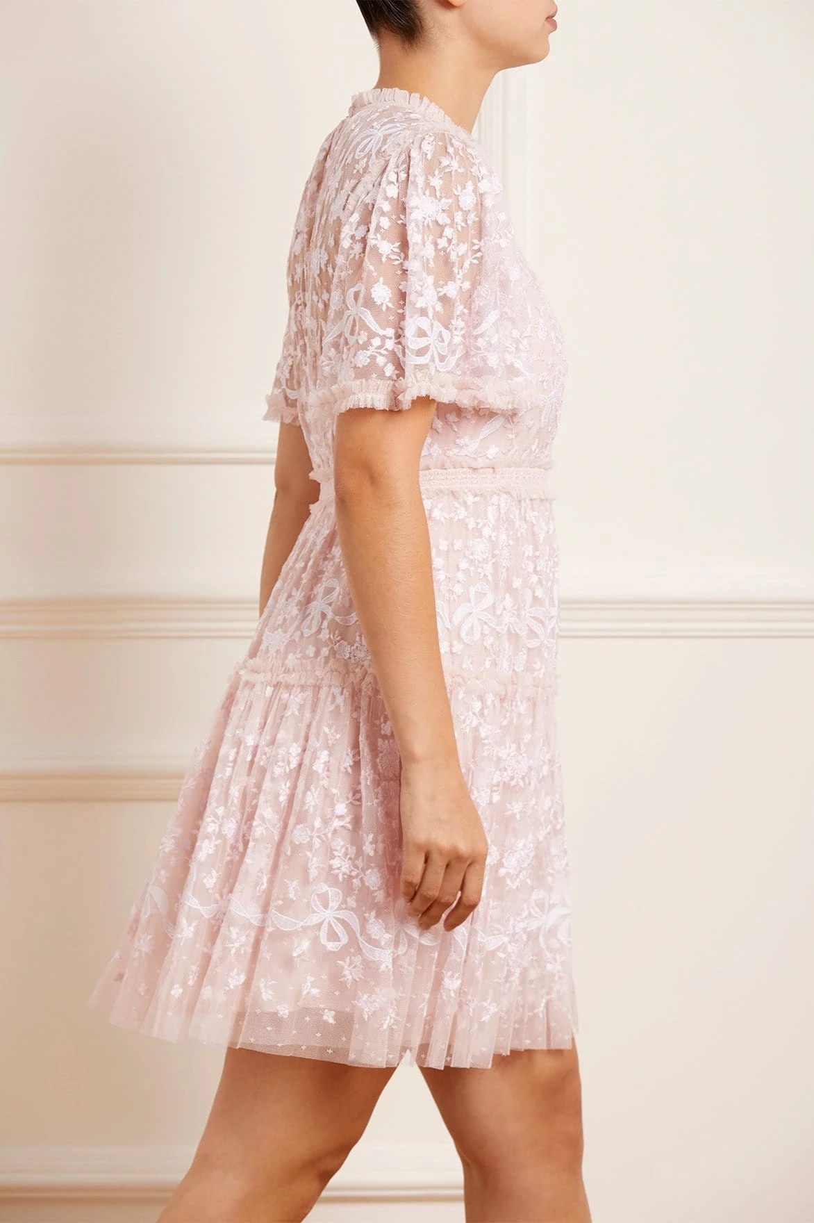 Needle & Thread Holding LTD Emilana Short Sleeve Dress All - Womenswear 4 Needle & Thread Holding LTD Emilana Short Sleeve Dress All - Womenswear