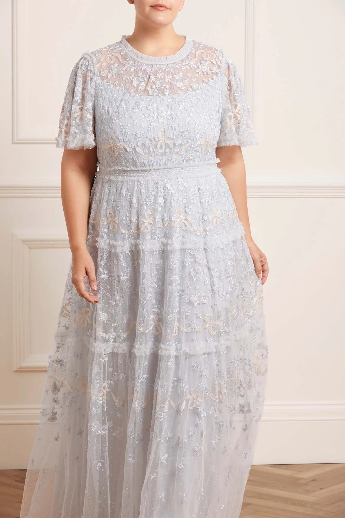 Needle & Thread Holding LTD All - Womenswear Emilana Short Sleeve Gown 1 Needle & Thread Holding LTD All - Womenswear Emilana Short Sleeve Gown