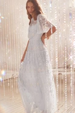 Needle & Thread Holding LTD All - Womenswear Emilana Short Sleeve Gown 15 Needle & Thread Holding LTD All - Womenswear Emilana Short Sleeve Gown