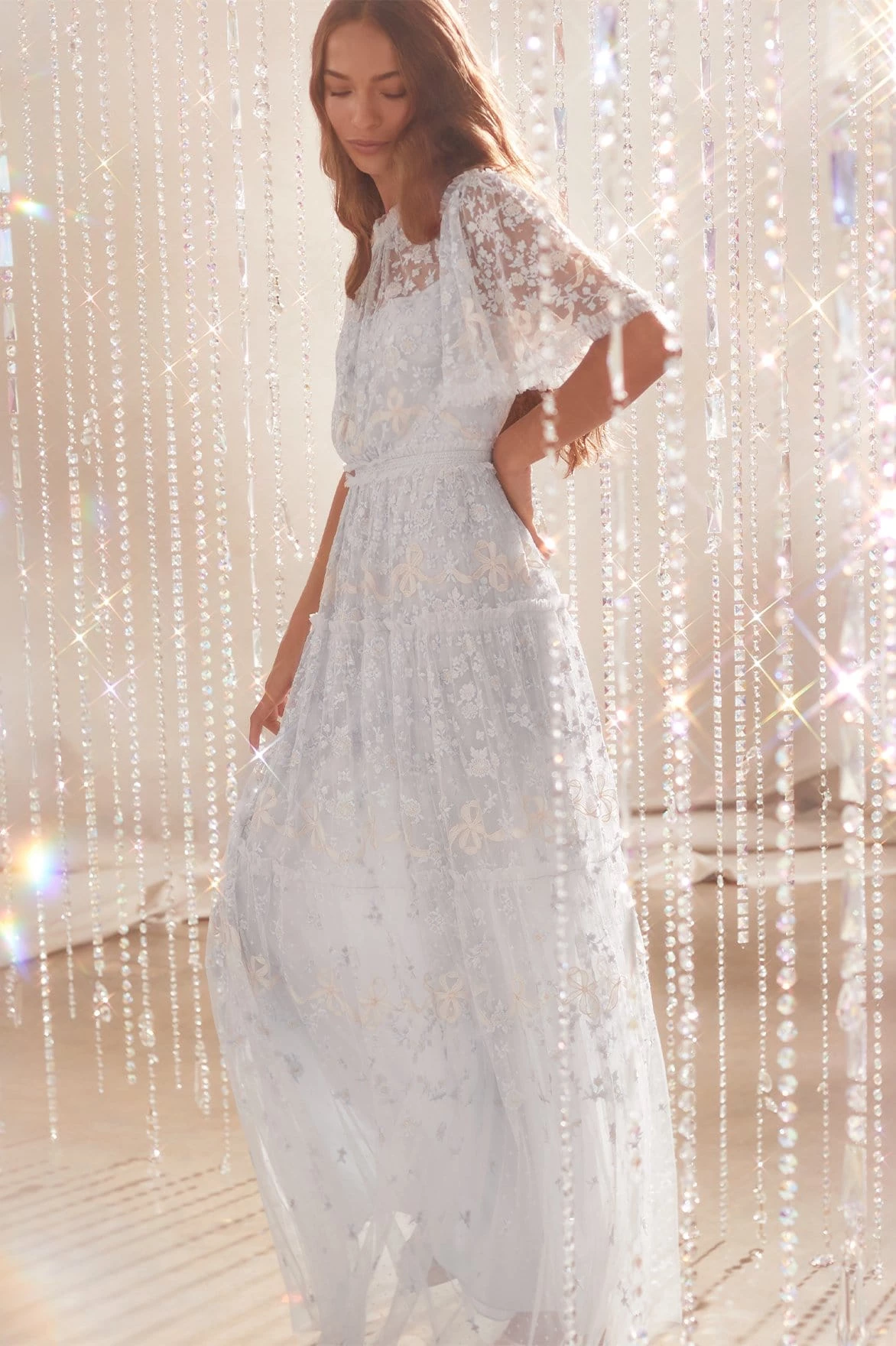 Needle & Thread Holding LTD All - Womenswear Emilana Short Sleeve Gown 8 Needle & Thread Holding LTD All - Womenswear Emilana Short Sleeve Gown