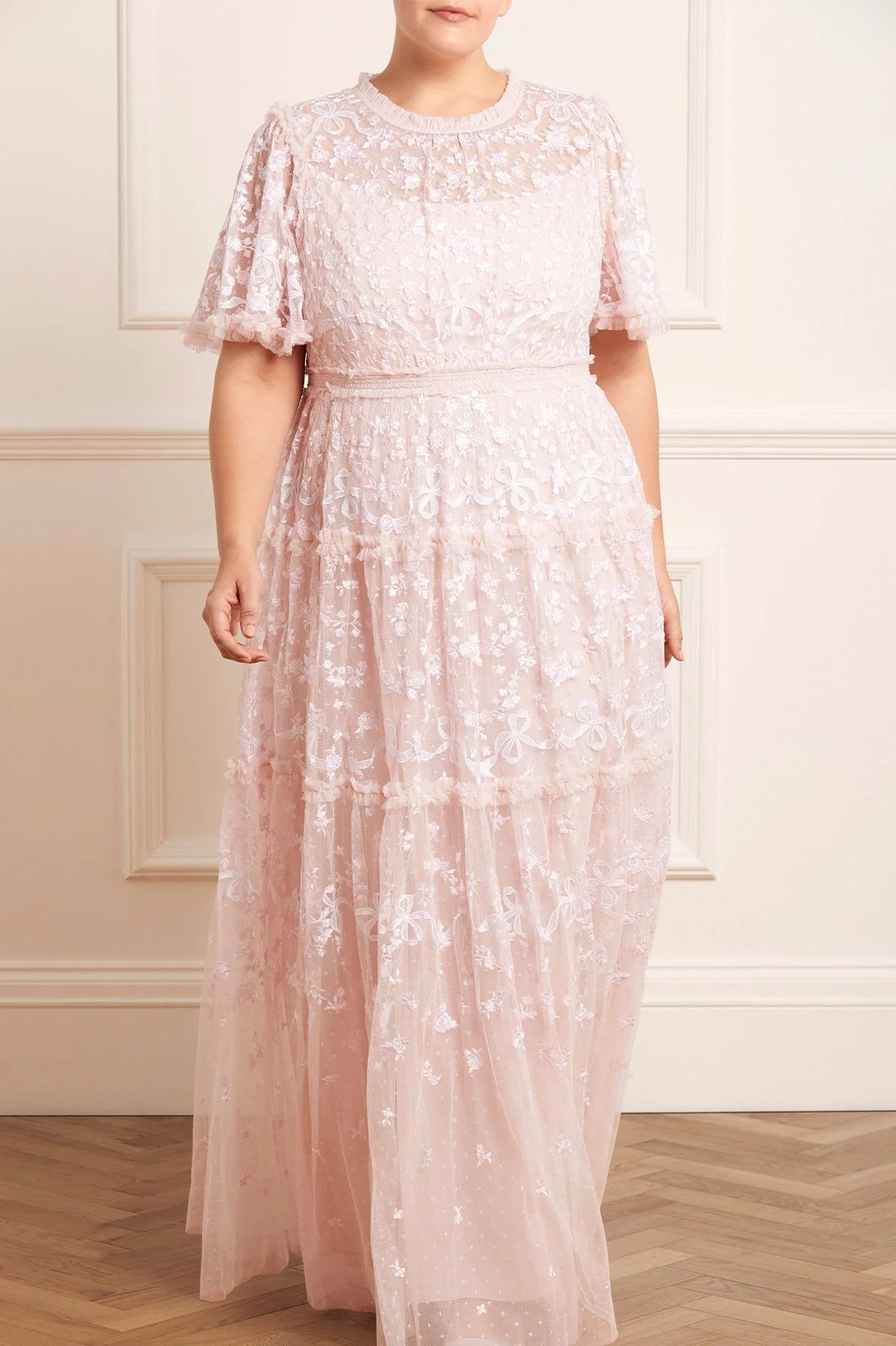 Needle & Thread Holding LTD All - Womenswear Emilana Short Sleeve Gown 1 Needle & Thread Holding LTD All - Womenswear Emilana Short Sleeve Gown