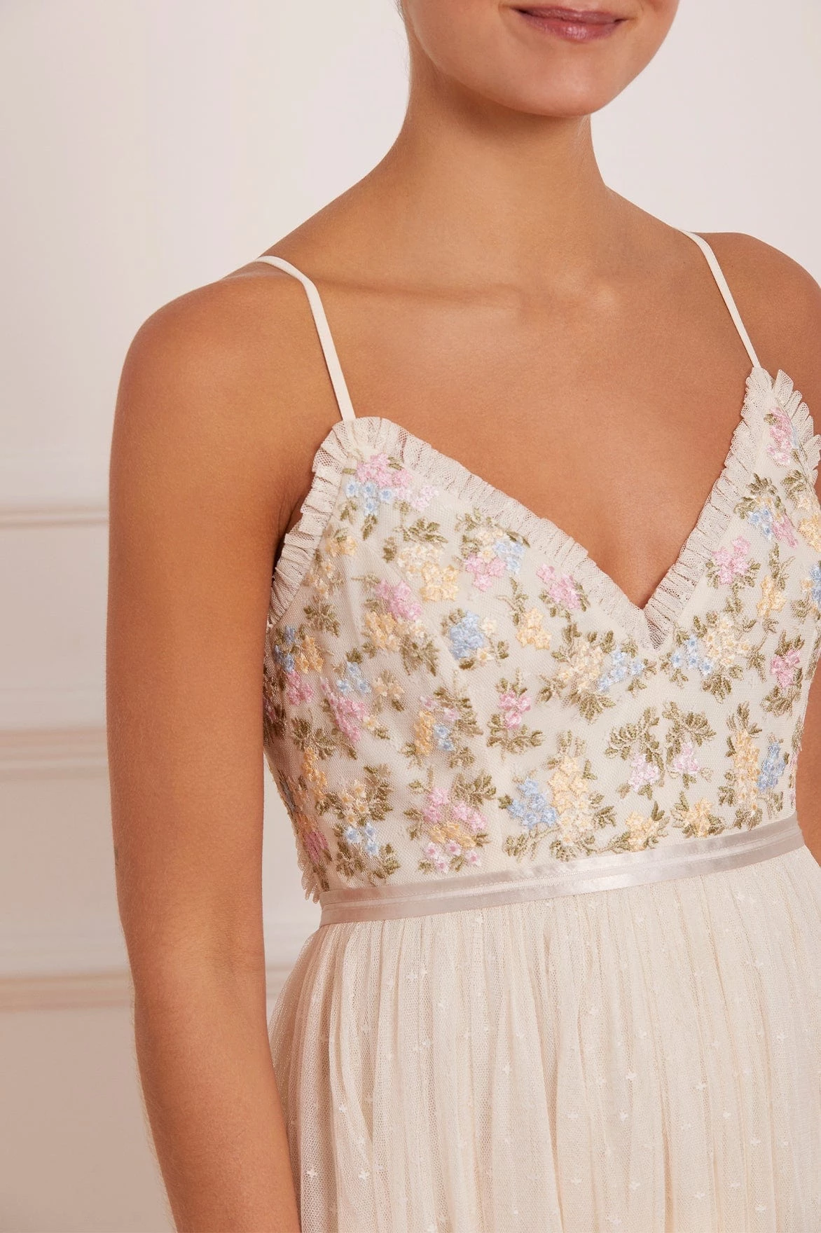 Needle & Thread Holding LTD Emma Ditsy Bodice Cami Ankle Gown 4 Needle & Thread Holding LTD Emma Ditsy Bodice Cami Ankle Gown