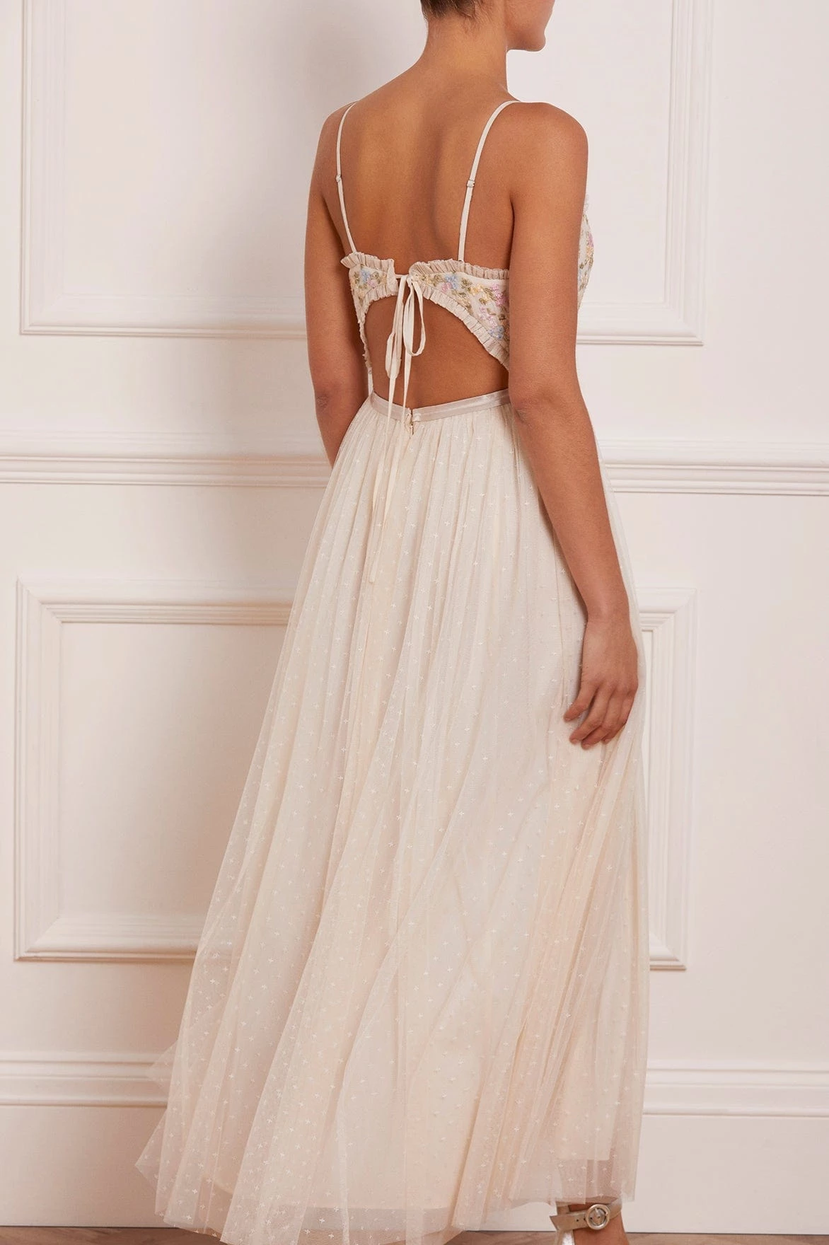 Needle & Thread Holding LTD Emma Ditsy Bodice Cami Ankle Gown 8 Needle & Thread Holding LTD Emma Ditsy Bodice Cami Ankle Gown