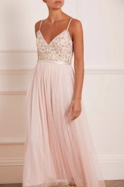 Needle & Thread Holding LTD Emma Ditsy Bodice Cami Ankle Gown All - Womenswear