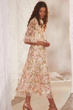 Needle & Thread Holding LTD All - Womenswear Enchanted Meadow Sequin Ballerina Dress