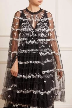 Needle & Thread Holding LTD All - Womenswear Eve Sequin Midaxi Cape