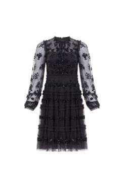 Needle & Thread Holding LTD Eve Sequin Mini Dress All - Womenswear