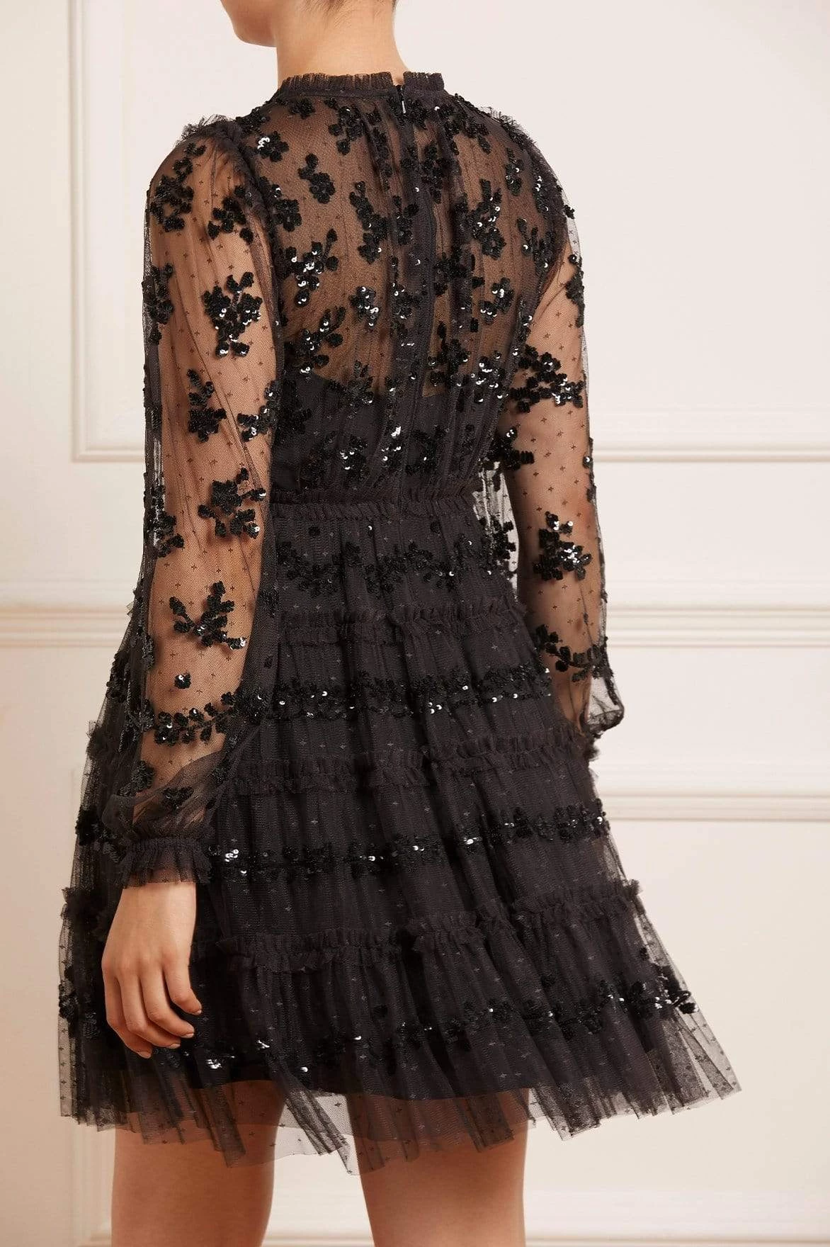 Needle & Thread Holding LTD Eve Sequin Mini Dress All - Womenswear 9 Needle & Thread Holding LTD Eve Sequin Mini Dress All - Womenswear