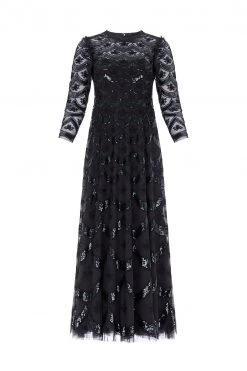 Needle & Thread Holding LTD All - Womenswear Fifi Long Sleeve Ankle Gown