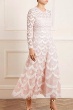 Needle & Thread Holding LTD All - Womenswear Fifi Long Sleeve Ankle Gown