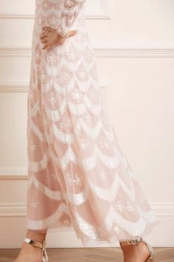 Needle & Thread Holding LTD All - Womenswear Fifi Long Sleeve Ankle Gown