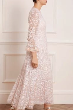 Needle & Thread Holding LTD All - Womenswear Filigree Lace Sequin Ankle Gown