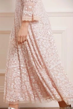 Needle & Thread Holding LTD All - Womenswear Filigree Lace Sequin Ankle Gown