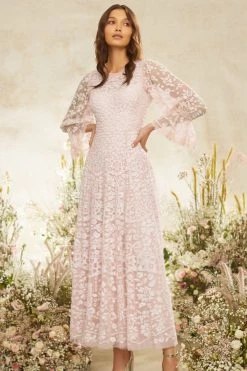 Needle & Thread Holding LTD All - Womenswear Filigree Lace Sequin Ankle Gown