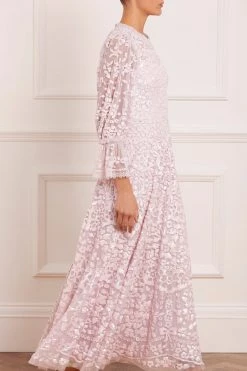 Needle & Thread Holding LTD All - Womenswear Filigree Lace Sequin Ankle Gown