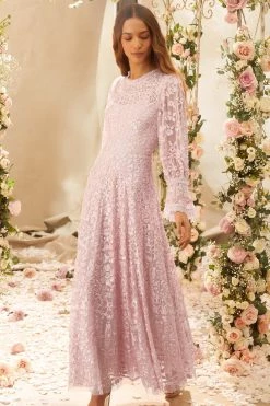 Needle & Thread Holding LTD All - Womenswear Filigree Lace Sequin Ankle Gown