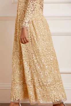 Needle & Thread Holding LTD Floral Daze Sequin Ankle Gown 13 Needle & Thread Holding LTD Floral Daze Sequin Ankle Gown