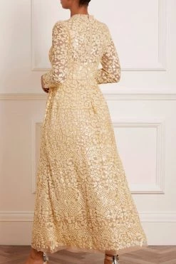 Needle & Thread Holding LTD Floral Daze Sequin Ankle Gown 16 Needle & Thread Holding LTD Floral Daze Sequin Ankle Gown