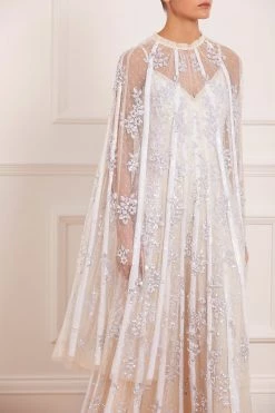 Needle & Thread Holding LTD Floral Evermore Midaxi Cape