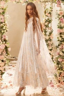 Needle & Thread Holding LTD Floral Evermore Midaxi Cape