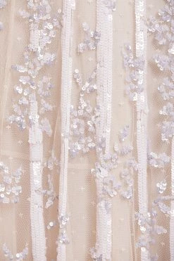 Needle & Thread Holding LTD Floral Evermore Sequin Cami Ankle Gown