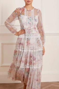 Needle & Thread Holding LTD Floral Wonder Ankle Gown New Arrivals