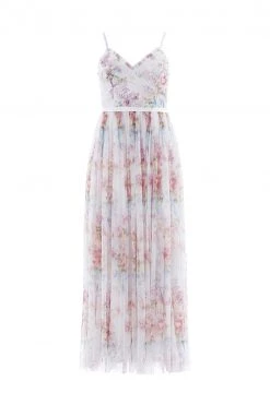 Needle & Thread Holding LTD Floral Wonder Bodice Cami Ankle Gown