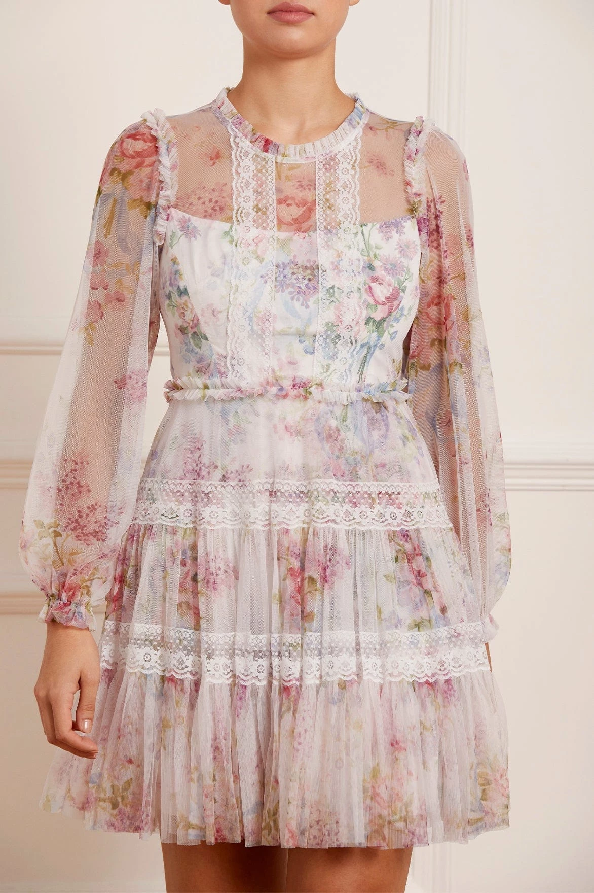 Needle & Thread Holding LTD Floral Wonder Micro Mini Dress 3 Needle & Thread Holding LTD Floral Wonder Micro Mini Dress