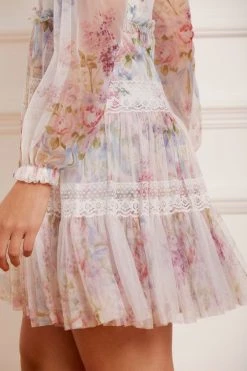 Needle & Thread Holding LTD Floral Wonder Micro Mini Dress 12 Needle & Thread Holding LTD Floral Wonder Micro Mini Dress