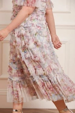 Needle & Thread Holding LTD New Arrivals Floral Wonder Ruffle Ballerina Dress