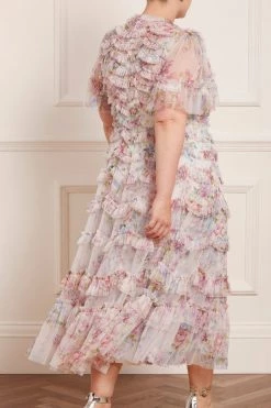 Needle & Thread Holding LTD New Arrivals Floral Wonder Ruffle Ballerina Dress