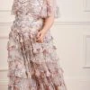 Needle & Thread Holding LTD New Arrivals Floral Wonder Ruffle Gown