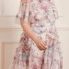 Needle & Thread Holding LTD New Arrivals Floral Wonder Ruffle Mini Dress