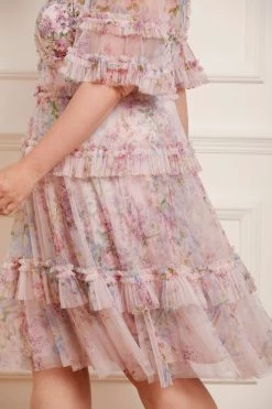 Needle & Thread Holding LTD New Arrivals Floral Wonder V-Neck Midi Dress