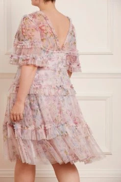 Needle & Thread Holding LTD New Arrivals Floral Wonder V-Neck Midi Dress