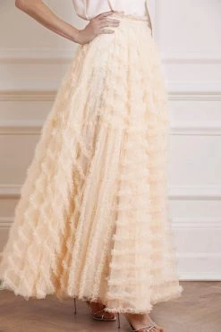 Needle & Thread Holding LTD Florence Ruffle Ankle Skirt All - Womenswear