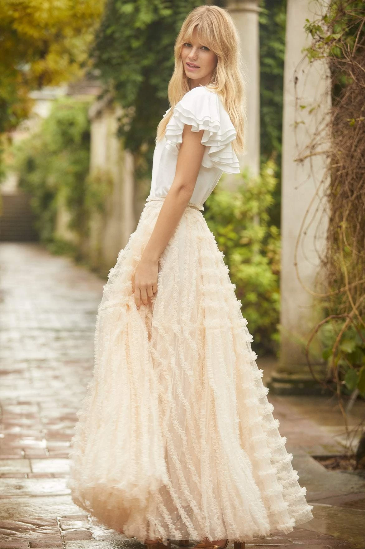 Needle & Thread Holding LTD Florence Ruffle Ankle Skirt All - Womenswear 8 Needle & Thread Holding LTD Florence Ruffle Ankle Skirt All - Womenswear