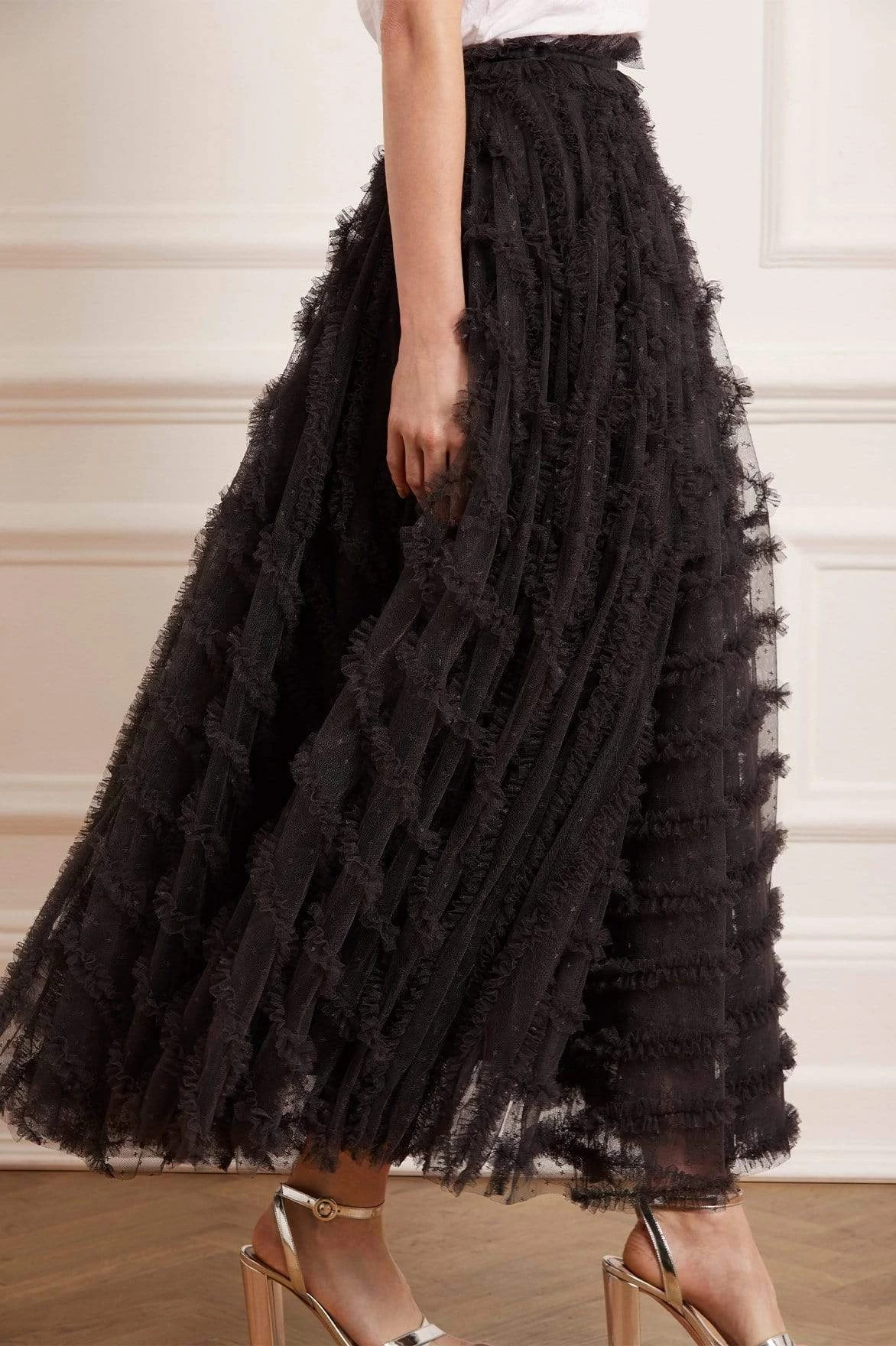 Needle & Thread Holding LTD Florence Ruffle Ankle Skirt All - Womenswear 4 Needle & Thread Holding LTD Florence Ruffle Ankle Skirt All - Womenswear