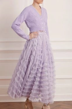 Needle & Thread Holding LTD All - Womenswear Florence Ruffle Ankle Skirt 8 Needle & Thread Holding LTD All - Womenswear Florence Ruffle Ankle Skirt