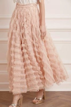 Needle & Thread Holding LTD Florence Ruffle Ankle Skirt