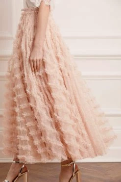 Needle & Thread Holding LTD Florence Ruffle Ankle Skirt