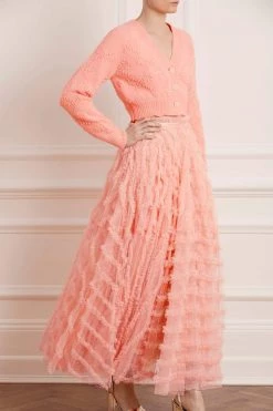 UK Needle & Thread Holding LTD Florence Ruffle Ankle Skirt