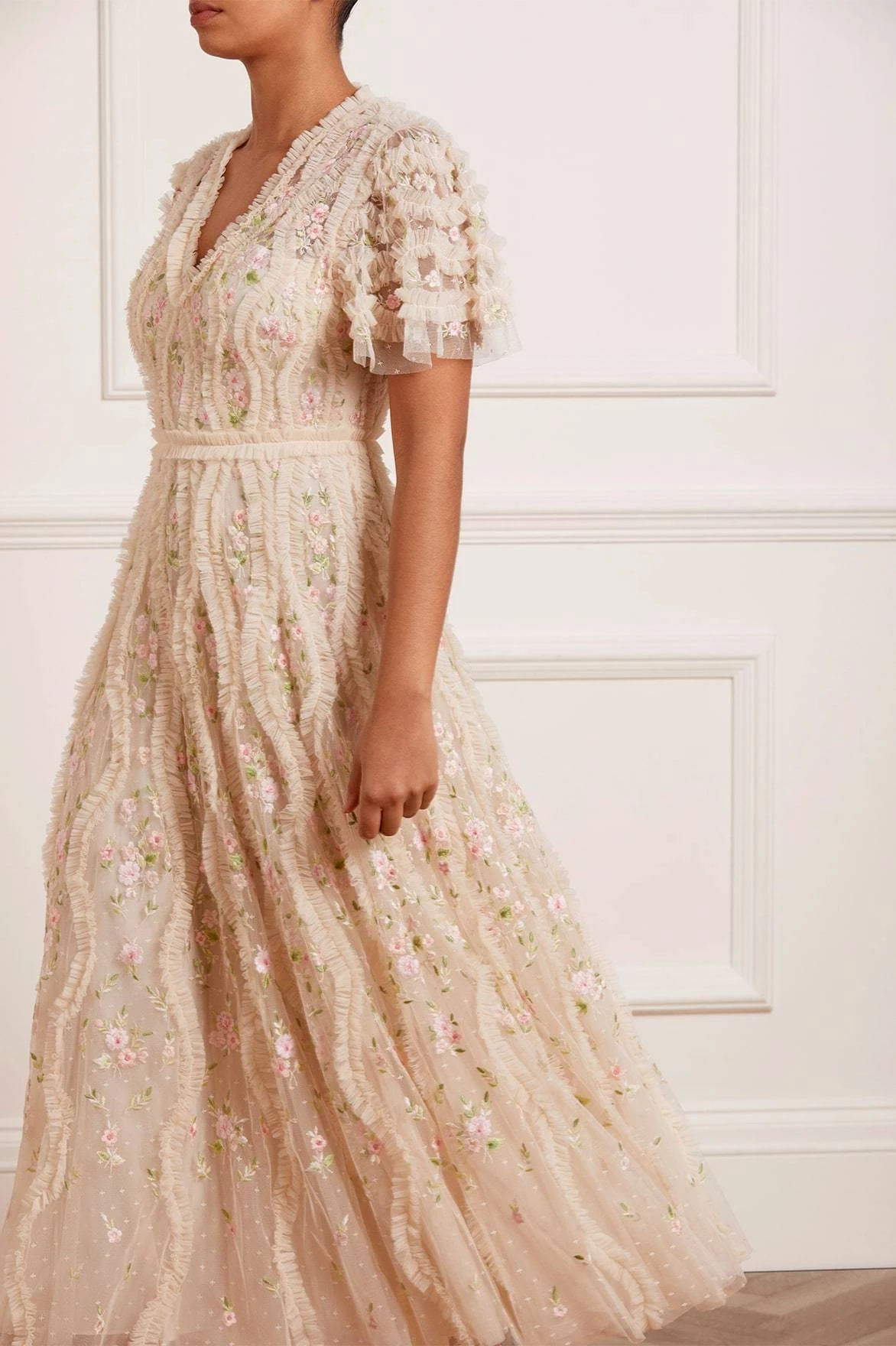 Needle & Thread Holding LTD All - Womenswear Florentina Ruffle Ankle Gown 1 Needle & Thread Holding LTD All - Womenswear Florentina Ruffle Ankle Gown